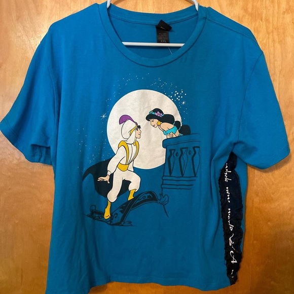 Disney Tops - Vintage 90s Disney Alladin & Princess Jasmine A Whole New World Shirt XXL 🧞‍♂️